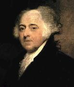 unknow artist Second President of the US. Painting by Gilbert Stuart Sweden oil painting artist